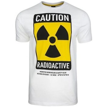 textil Herr T-shirts Monotox Radioactive Vit, Gula