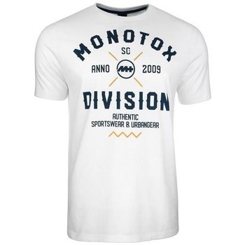 textil Herr T-shirts Monotox Division Vit