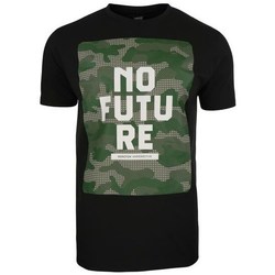 textil Herr T-shirts Monotox NO Future Oliv, Svarta