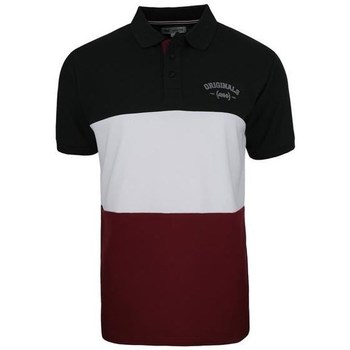 textil Herr T-shirts Monotox Polo College Rödbrunt, Vit, Svarta