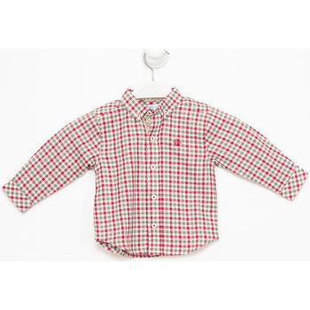 textil Flickor Långärmade skjortor Tutto Piccolo 3024W17-R08 Flerfärgad