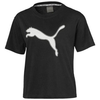 textil Dam T-shirts Puma Modern Sports Logo Tee Svart