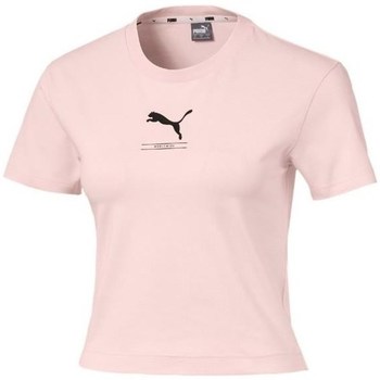 textil Dam T-shirts Puma Nutility Fitted Tee Rosa