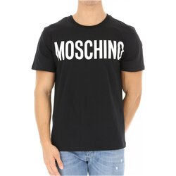 textil Herr T-shirts Moschino ZPA0705 Svart