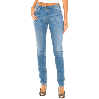 textil Dam Byxor Armani jeans 3Y5J28-5D0TZ-1500 Blå