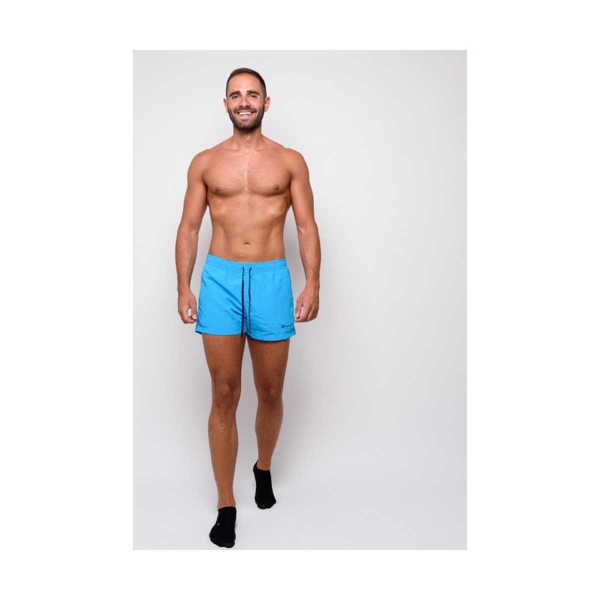 textil Herr Badbyxor och badkläder Champion Beachshorts för män (214442-bs017) Blå