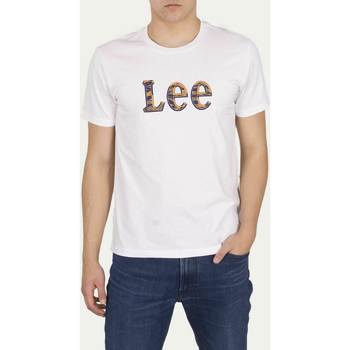 textil Herr T-shirts Lee T-shirt  Camo Package Bright White Vit