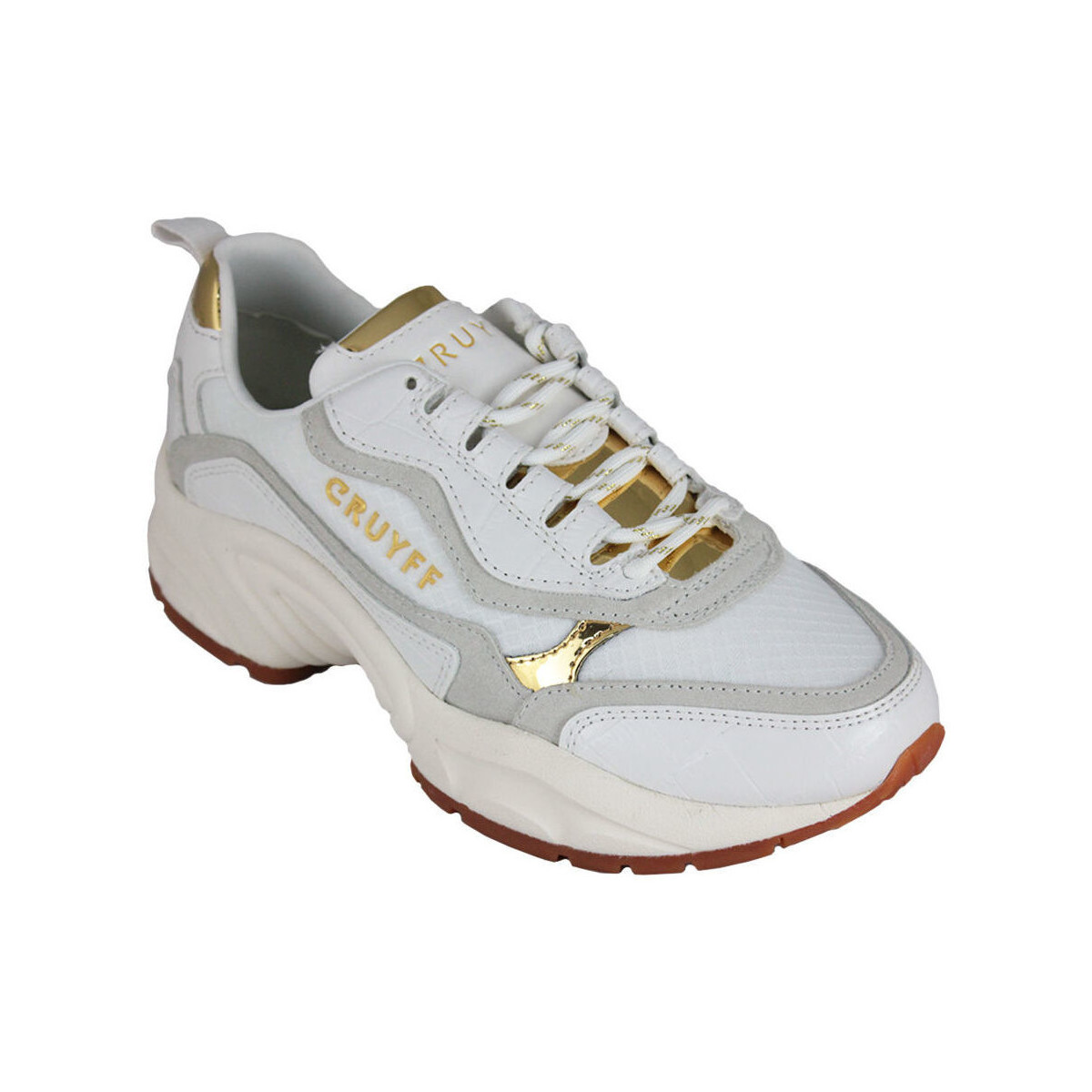 Skor Dam Sneakers Cruyff Ghillie CC7791201 310 White/Gold Vit