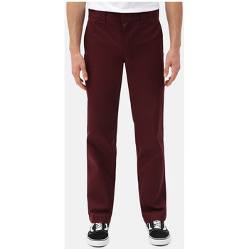 textil Herr Chinos / Carrot jeans Dickies S/stght work pant Bordeaux