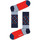 Underkläder Strumpor Happy socks Stripes and dots sock Flerfärgad