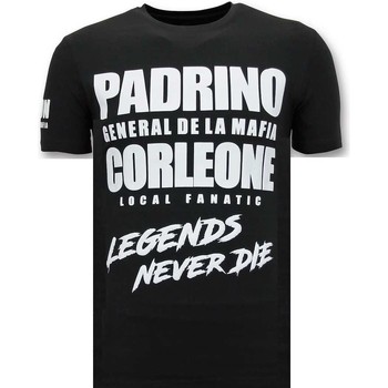 textil Herr T-shirts Local Fanatic Padrino Corleone Svart