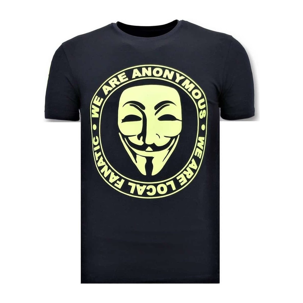 textil Herr T-shirts Local Fanatic Vi Är Anonyma Blå