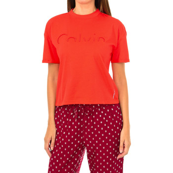 textil Dam Långärmade T-shirts Calvin Klein Jeans J20J206171-690 Röd