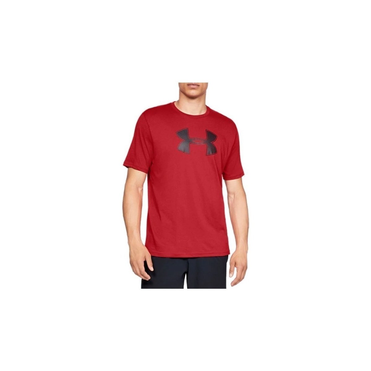 textil Herr T-shirts Under Armour Big Logo SS Tee Röd