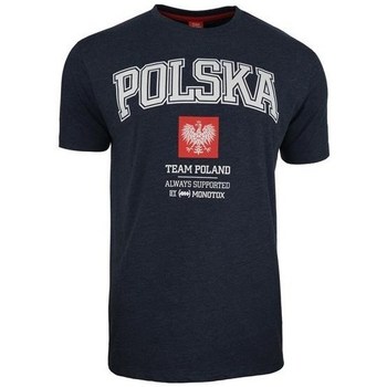 textil Herr T-shirts Monotox Polska Grafit, Vit