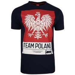 textil Herr T-shirts Monotox Eagle Stamp Röda, Vit, Svarta