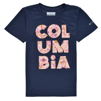 textil Flickor T-shirts Columbia PETIT POND GRAPHIC Marin