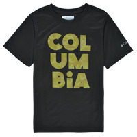 textil Pojkar T-shirts Columbia GRIZZLY GROVE Svart