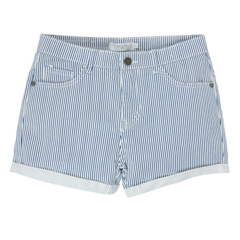textil Flickor Shorts / Bermudas Deeluxe BILLIE Vit / Blå