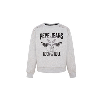 textil Flickor Sweatshirts Pepe jeans LILY Grå