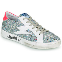 Skor Dam Sneakers Semerdjian CATRI Silver / Rosa