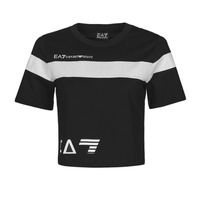 textil Dam T-shirts Emporio Armani EA7 3KTT05-TJ9ZZ-1200 Svart / Vit