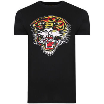 textil Herr T-shirts Ed Hardy Mt-tiger t-shirt Svart