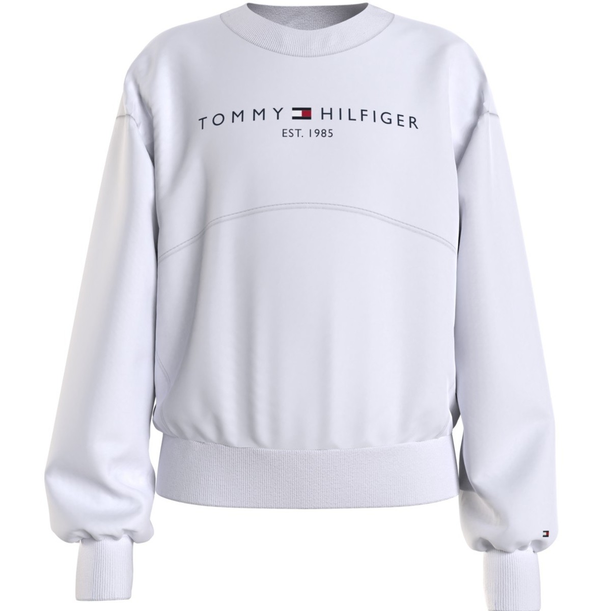 textil Flickor Sweatshirts Tommy Hilfiger THUBOR Vit