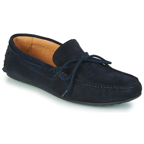Skor Herr Loafers Selected SERGIO DRIVE SUEDE Marin