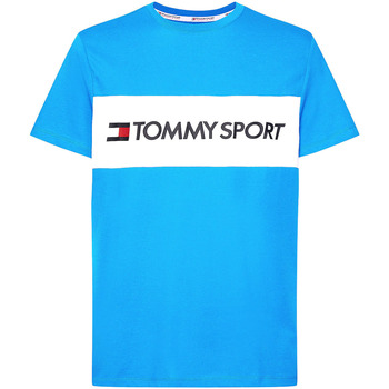 textil Herr T-shirts & Pikétröjor Tommy Hilfiger S20S200375 Blå
