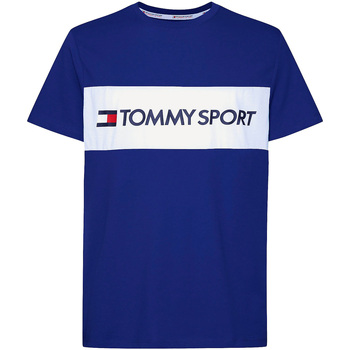 textil Herr T-shirts & Pikétröjor Tommy Hilfiger S20S200375 Blå