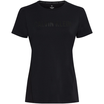 textil Dam T-shirts & Pikétröjor Calvin Klein Jeans 00GWS0K195 Svart