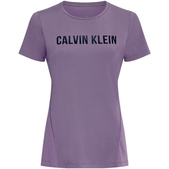 textil Dam T-shirts & Pikétröjor Calvin Klein Jeans 00GWS0K195 Violett