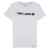 textil Pojkar T-shirts Teddy Smith TCLAP Vit