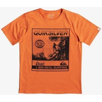 textil Pojkar T-shirts Quiksilver CAMISETA NIO  EQBZT03939 Orange