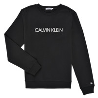 textil Barn Sweatshirts Calvin Klein Jeans INSTITUTIONAL LOGO SWEATSHIRT Svart