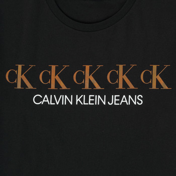 Calvin Klein Jeans CK REPEAT FOIL BOXY T-SHIRT Svart