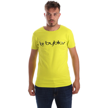 textil Herr T-shirts Byblos Blu 2MT0023 TE0048 Gul