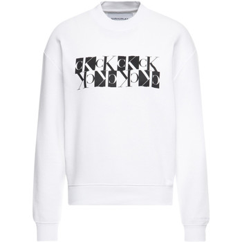 textil Dam Sweatshirts Calvin Klein Jeans J20J212984 Vit