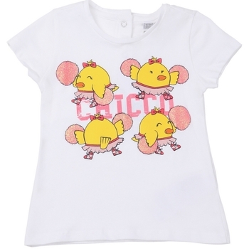 textil Barn T-shirts & Pikétröjor Chicco 09006955000000 Vit