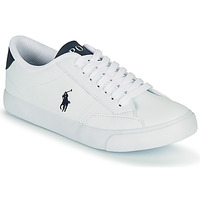 Skor Barn Sneakers Polo Ralph Lauren THERON IV Vit / Marin