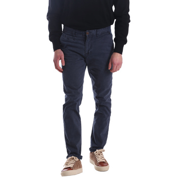 textil Herr Chinos / Carrot jeans Automatic PAU22172 Blå