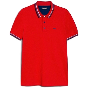 textil Herr T-shirts & Pikétröjor NeroGiardini E072390U Röd