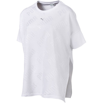 textil Dam T-shirts & Pikétröjor Puma 575090 Vit