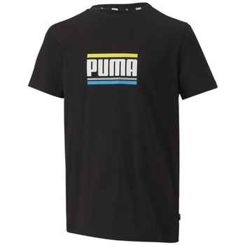 textil Barn T-shirts & Pikétröjor Puma 584182 Svart