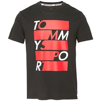 textil Herr T-shirts & Pikétröjor Tommy Hilfiger S20S200052 Svart