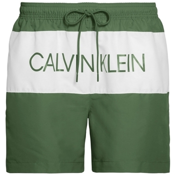 textil Herr Badbyxor och badkläder Calvin Klein Jeans KM0KM00456 Grön
