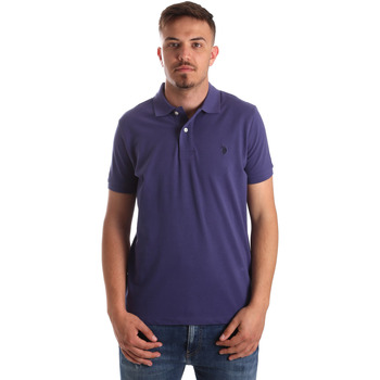 textil Herr T-shirts & Pikétröjor U.S Polo Assn. 41029 51244 Blå