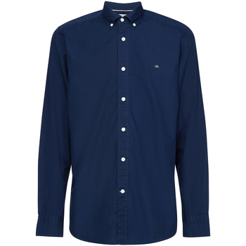 textil Herr Långärmade skjortor Calvin Klein Jeans K10K105284 Blå