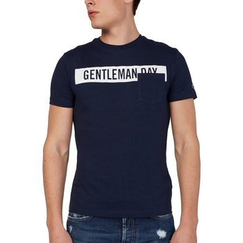 textil Herr T-shirts Gas 542992 Blå